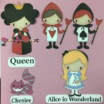 Scrapbooksrus ALICE IN WONDERLAND Ephemera Cut Out Sheet 8pc
