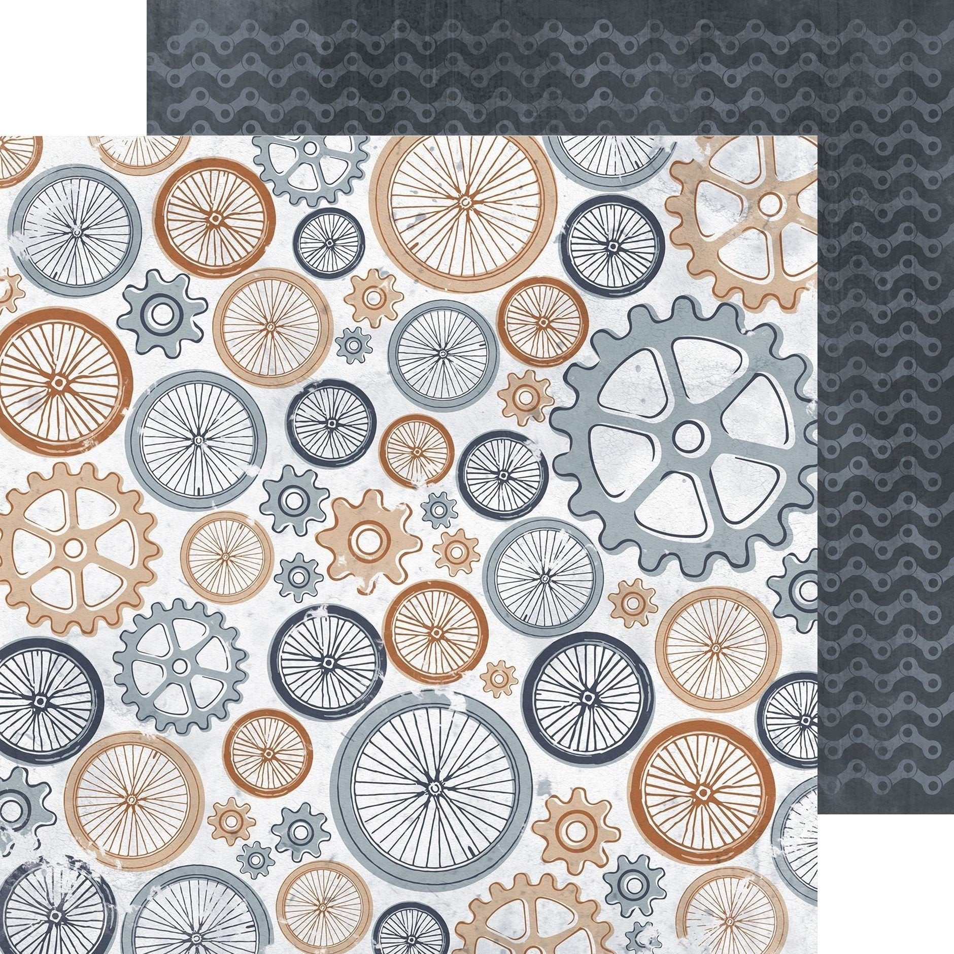5BBE7728-B5B8-4F01-82F7-7E5EF34A770B.jpg Kaisercraft Workshop Collection GALLANT 12"X12" Scrapbook Paper - Image 1