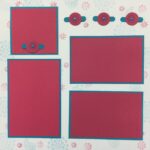 Premade Pages $5.00 PAISLEY BUTTONS (2) 12"X12" Scrapbook Pages - Image 2