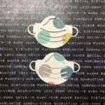 Corona FACE MASK Covid-19 Quarantine Scrapbook DieCuts 3.5”