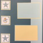 Premade Pages $5.00 BABY BOY (2) 12"X12" Scrapbook Pages