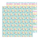 AC Damask Love LIFE’S A PARTY 12"X12" Scrapbook Paper