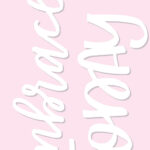 Bella Blvd EMBRACE TODAY Acrylic Word 2"X5”
