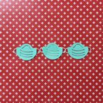 Corona FACE MASK Covid-19 Quarantine Scrapbook DieCuts 1.5” - Image 5