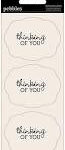 Pebbles THINKING OF YOU Adhesive Labels 9pc.