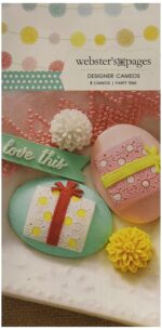 Webster's Pages Designer Cameos PARTY TIME Perfect Accents 5pc.