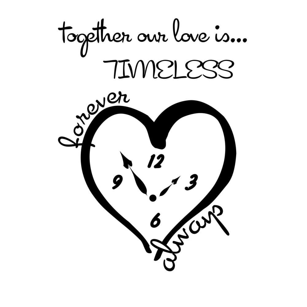 5E3C7218-4A7B-4670-97E9-4555E03A711D.jpeg MSE My Sentiments Exactly TIMELESS LOVE Clear Acrylic Stamps - Image 1