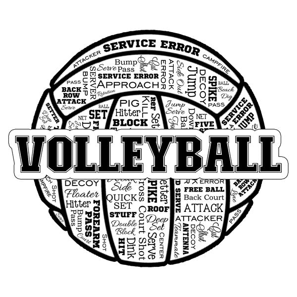 5EBDD59C-A21E-4613-957D-522AF32AC440.jpg Scrapbook Customs VOLLEYBALL COLLAGE LASER 3D Diecut - Image 1