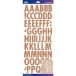 Sticko FUTURA REGULAR GLITTER Alphabet Stickers 112pc - Image 2