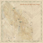Scrapbook Customs NATIONAL PARK MAP AND WORDS 12"X12" Scrapbook Paper - Image 6