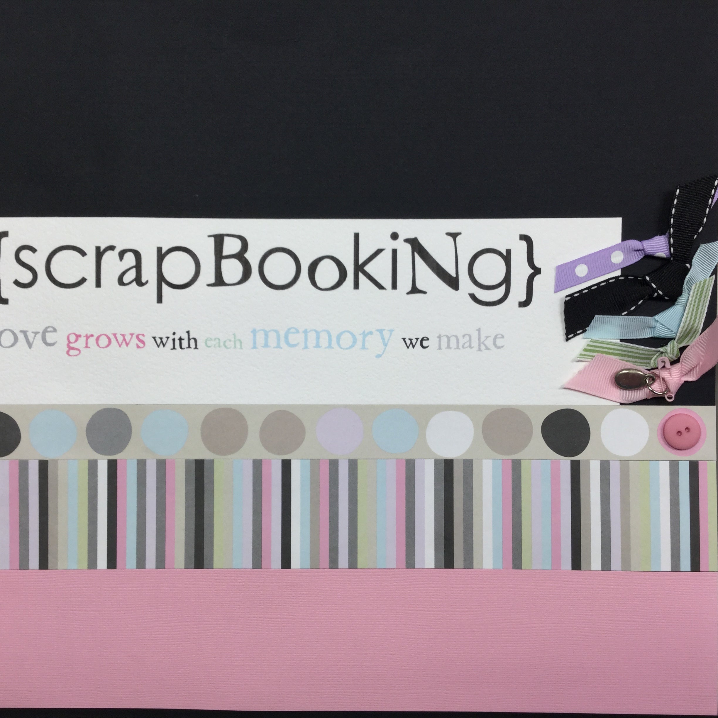 60039DED-DB63-4EFF-B23B-02175B4D3A35.jpg Premade Page SCRAPBOOKING MEMORY 12"x12" Scrapbook - Image 1