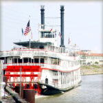 RIVER BOAT 12"x12" Paper Sheet Scrapbook Customs