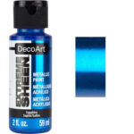 DecoArt Extreme Sheen SAPPHIRE Metallic Acrylic Paint 2oz