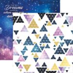 Paper House STARGAZER 12"X12" Scrapbook Sheet