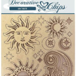 Stamperia Decorative Chips SUN & MOON Alchemy 18pc
