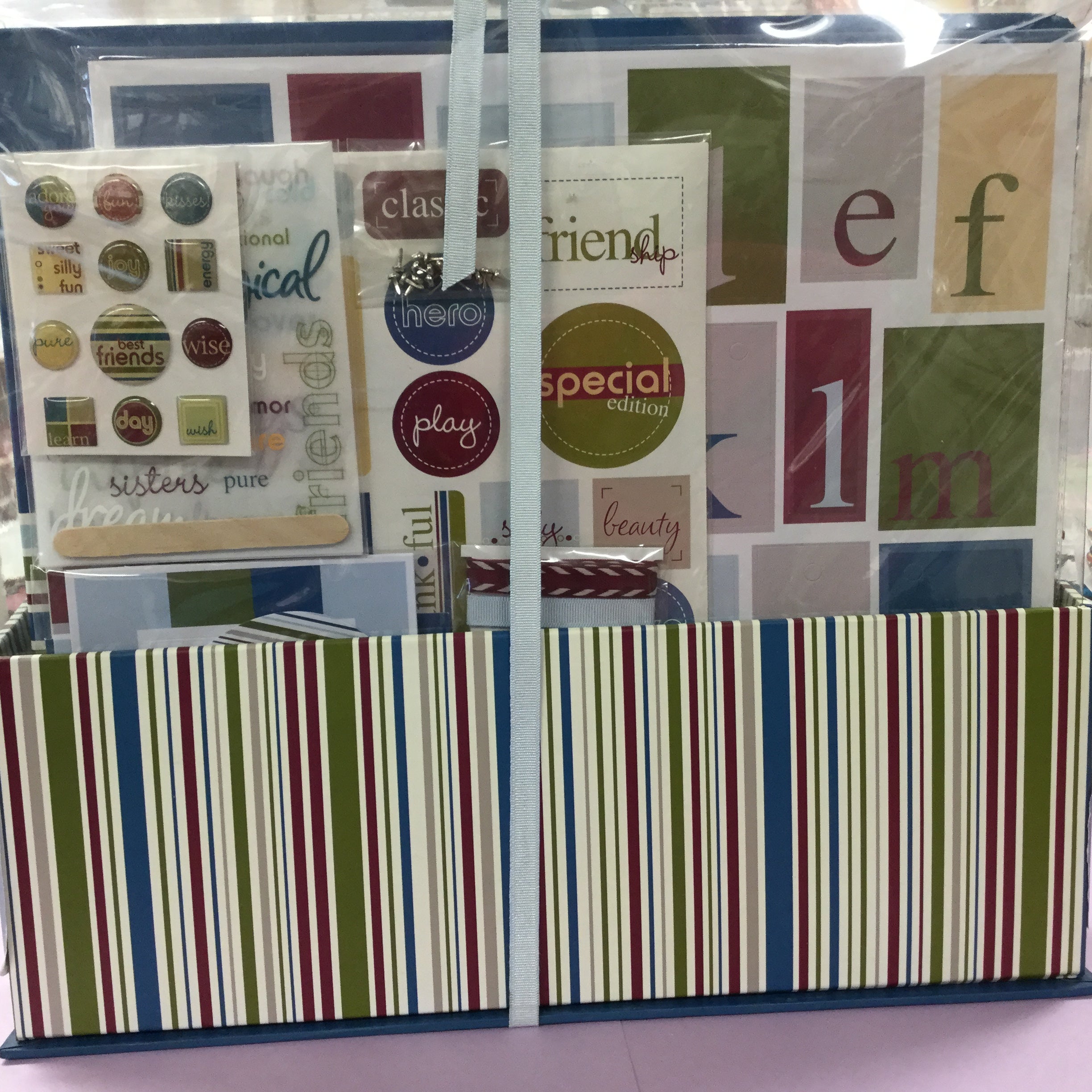 614EECBC-0E2A-4DD9-9248-4C40FC8CE6C2.jpg Special Edition FRIENDSHIP 12x12” Scrapbook Kit - Image 1