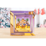 Honkydory AWAY IN A MANGER Foiled Die Cut Cards - Image 2