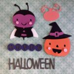 PUMPKIN SPIDER OWL BUG Happy Halloween Diecuts - Image 6