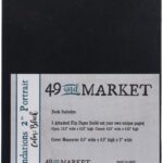 49 and Market Foundations 2” PORTRAIT ALBUM SERIES BLACK 6"X8"