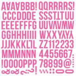 Simple Stories COLOR VIBE PINK Foam Alpha Letter Stickers - Image 2