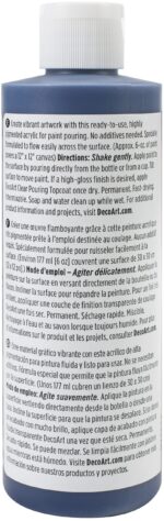 DecoArt NAVY Vivid Pouring Acrylic 8oz - Image 2