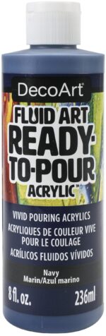 DecoArt NAVY Vivid Pouring Acrylic 8oz