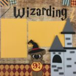 Premade WIZARDING WORLD 12"X12" (2) Scrapbook Pages - Image 2