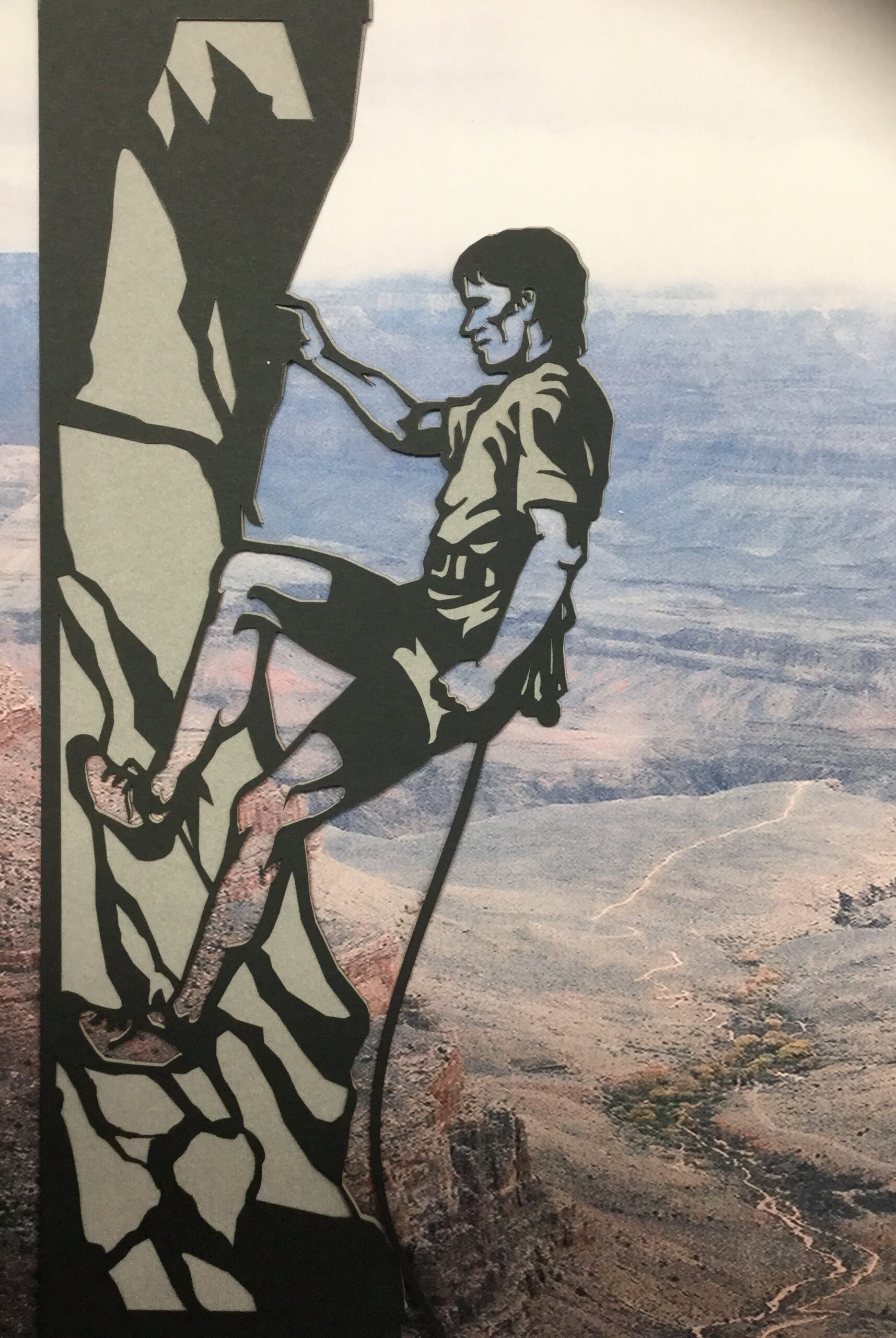 62989780-743C-4B73-835D-4F97C73E5490.jpeg ROCK CLIMBING Page Border Outdoor Laser Cut Diecut - Image 1