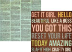 Simple Stories The Reset Girl 24/SEVEN 12x12 Scrapbook Paper