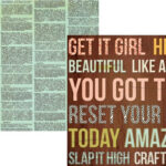 Simple Stories The Reset Girl 24/SEVEN 12x12 Scrapbook Paper