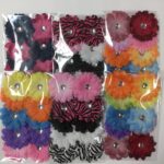 Four LAYERED FLOWERS Set of 10