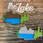 Scrapbooksrus MOUNTAIN LAKE Diecut Embellishment Die Cut - Image 4