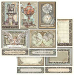 Stamperia SIR VAGABOND Cards SBB750 12"X12" Scrapbook Paper