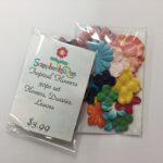 Tropical Flowers 30pc Set Flowers Daisies Leaves - Image 3