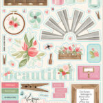 Carta Bella FARMHOUSE MARKET Chipboard Accents 55pc