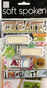 Me & My Big Ideas SOFT SPOKEN Embellishments Value Pack - Image 2