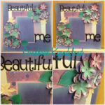 Premade Scrapbook Page 12"x12" BEAUTIFUL ME