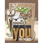 Simple Stories SIMPLE VINTAGE JUNK DRAWER Decorative Brads & Chipboard 32pc - Image 3