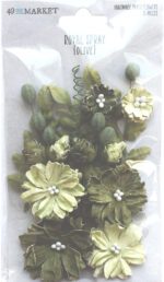 49 and Market ROYAL SPRAY Handmade Paper Flowers 15pc - Image 5
