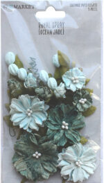 49 and Market ROYAL SPRAY Handmade Paper Flowers 15pc - Image 3