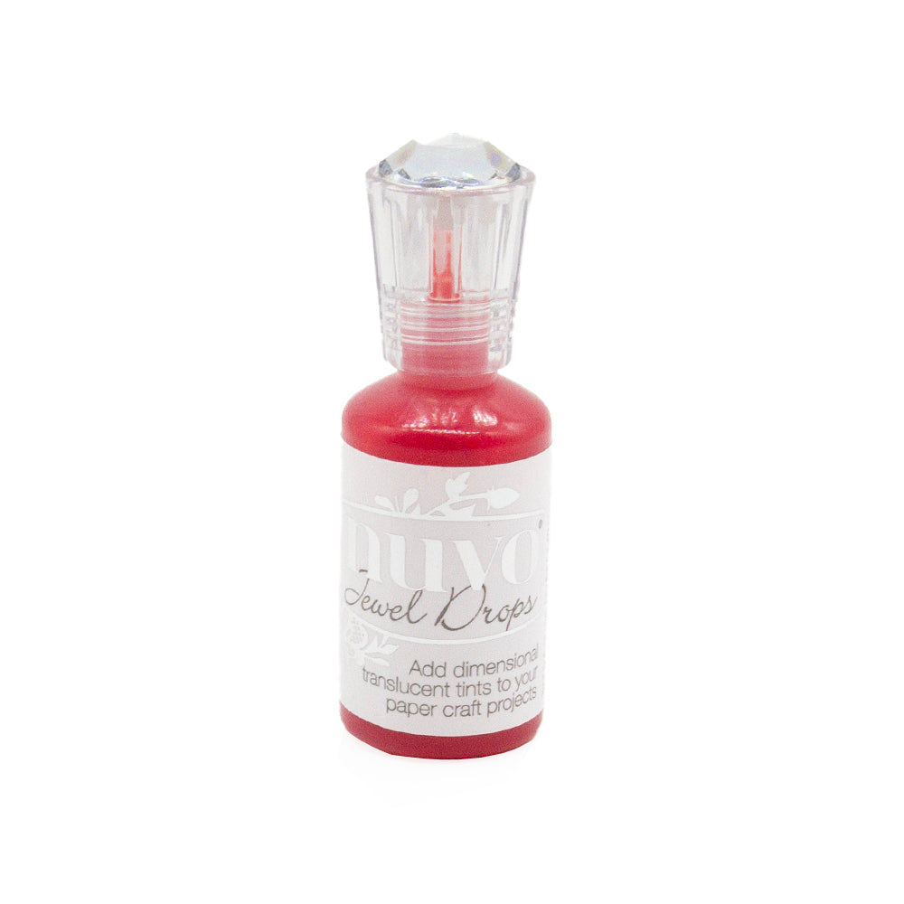 65402267-6A23-4E55-8F61-487DE01E9A16.jpg Nuvo Jewel Drops HOLLY BERRIES Translucent Enamel Dots 1oz - Image 1
