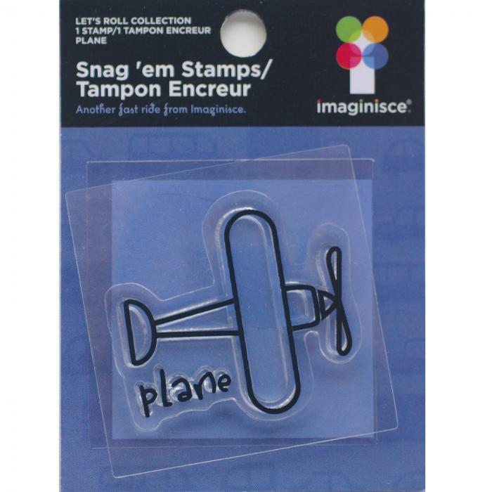 65601057-9AB8-493E-AC43-14C98B7A5807.jpeg Imaginisce Snag 'em Ready Set Go PLANE Clear Acrylic Stamps - Image 1