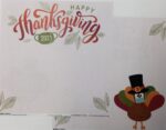 Scrapbook Customs HAPPY THANKSGIVING 12X12 Scrapbook Paper - Image 2