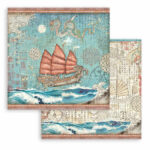 Stamperia SIR VAGABOND IN JAPAN 12"X12" Scrapbook Paper Pack - Image 4