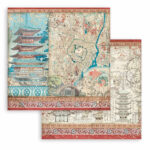 Stamperia SIR VAGABOND IN JAPAN 12"X12" Scrapbook Paper Pack - Image 2