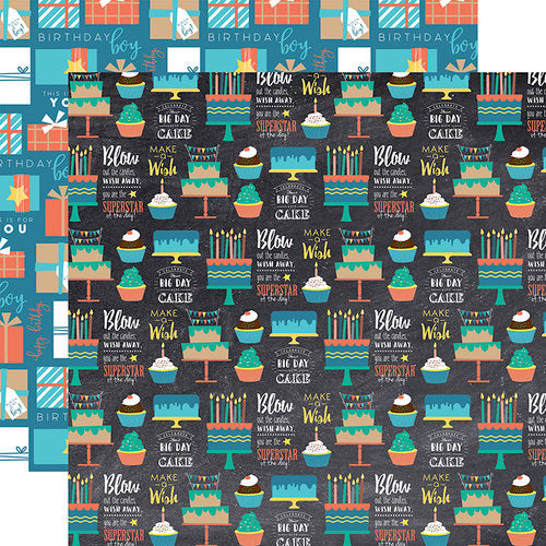65ABB9FA-6E44-4B57-84DA-B37DC758FAD5.jpg Echo Park Birthday Boy BIG DAY 12"X12" Paper - Image 1