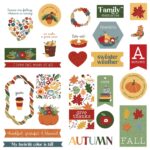 Photoplay AUTUMN GREETINGS Cardstock Ephemera 26pc - Image 2