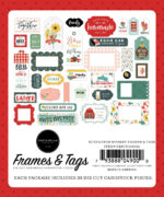 CARTA BELLA SUNFLOWER MARKET Frames & Tags 33pc - Image 2