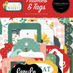 CARTA BELLA SUNFLOWER MARKET Frames & Tags 33pc