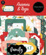 CARTA BELLA SUNFLOWER MARKET Frames & Tags 33pc